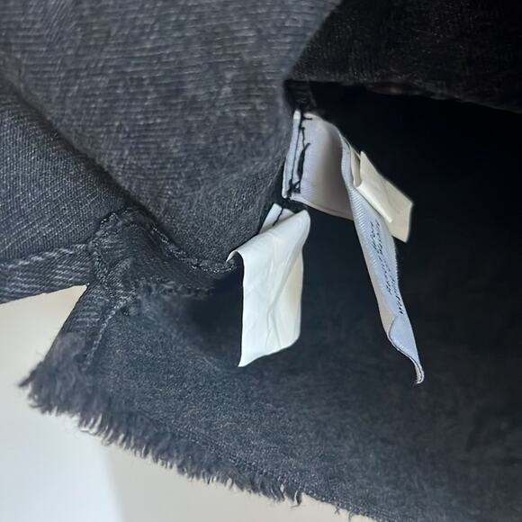 Madewell McCarren Raw-Hem Jean Skirt in Washed Black 26 - Picture 6 of 6